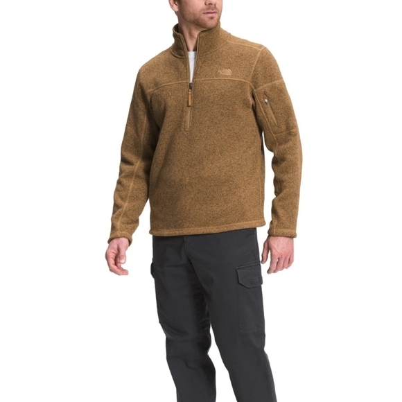 The North Face Men Gordon LyonsQuarter-Zip Pullover Sweater Sz L - Picture 1 of 13